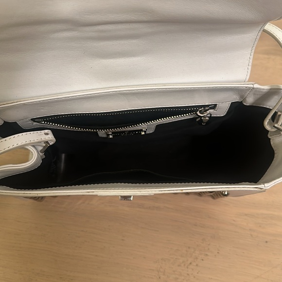 Philipp Plein White Calf Leather Crossbody Bag - Picture 6 of 9